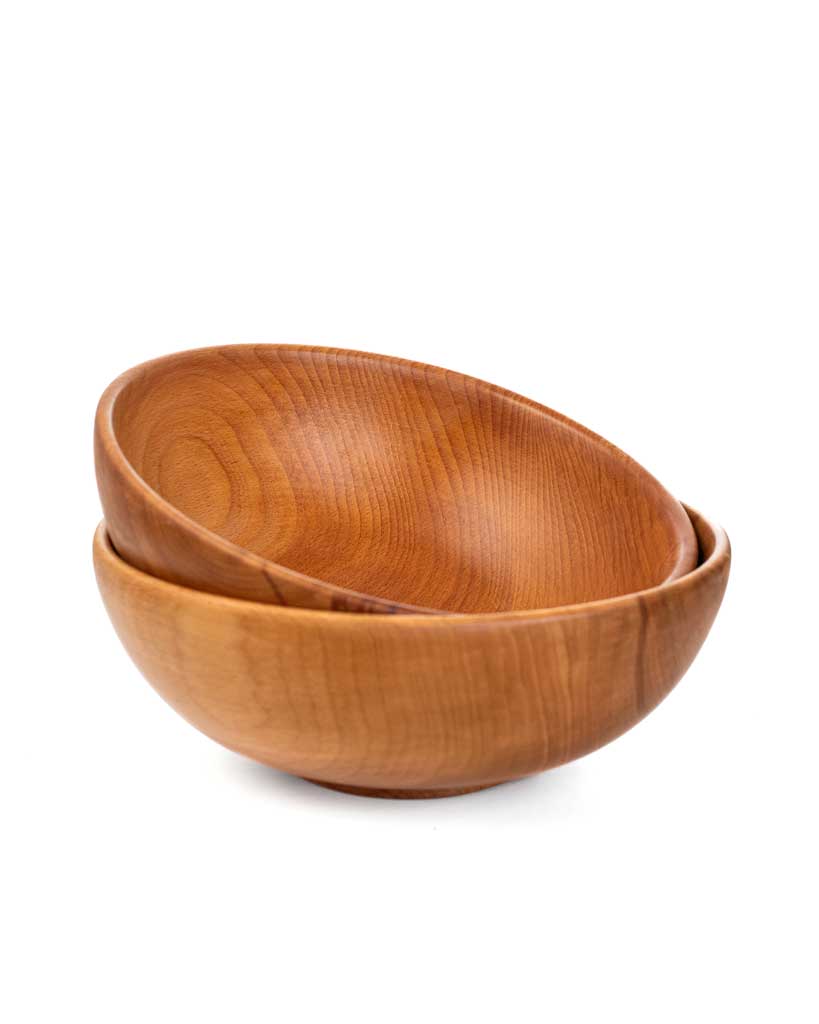 Aura Wooden Bowl – بولة أورا الخشبية 20cm