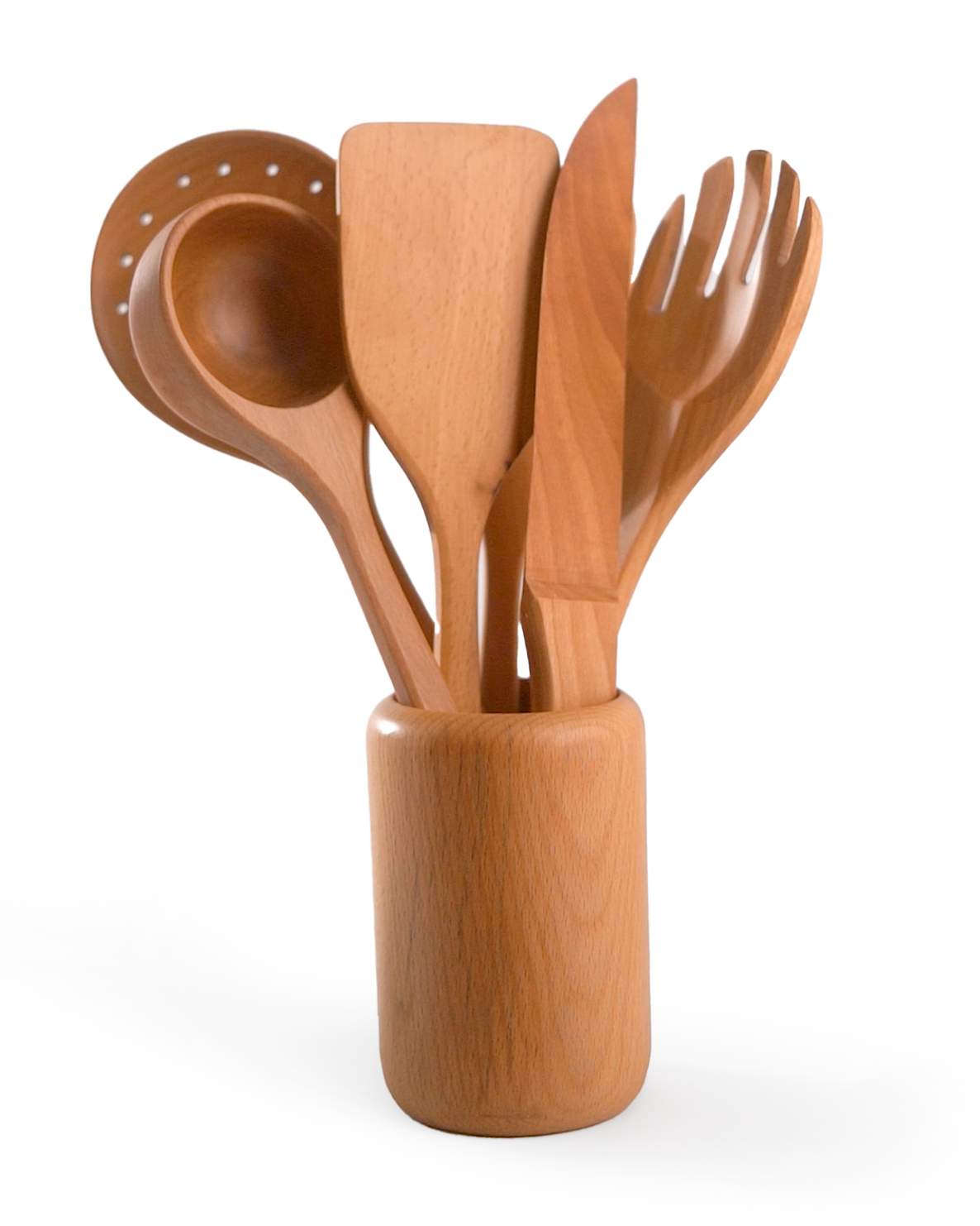 Wooden Utensils Set – طقم توزيع خشب 7 قطع