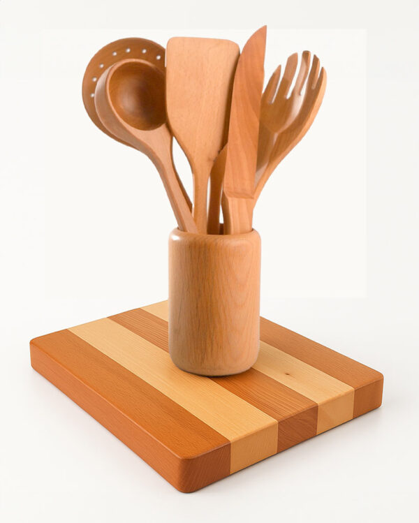 Bundle - Kitchen utensils and Cutting block